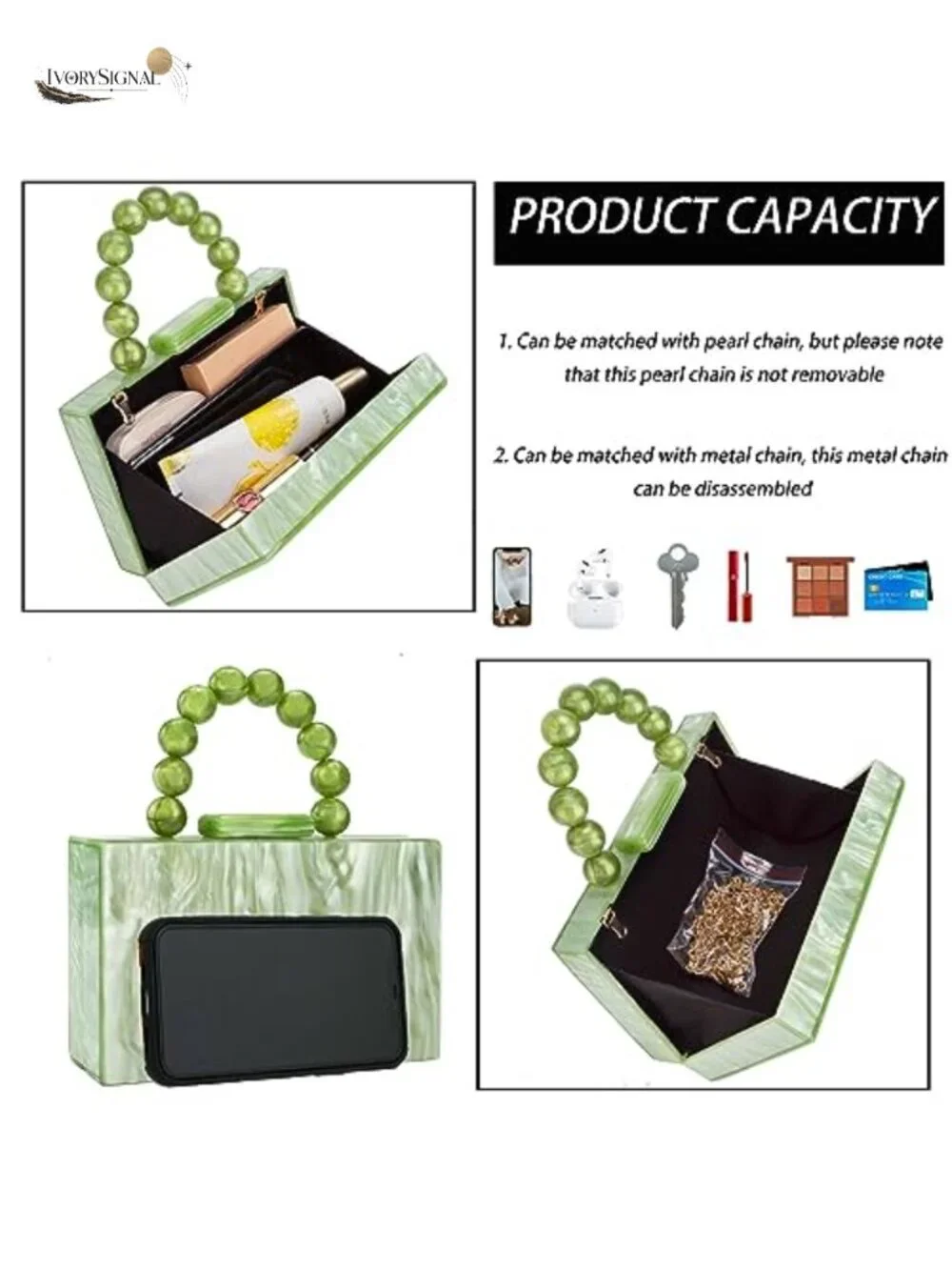 Acrylic Clutch Purse Leopard Print Evening Bag Chain Formal Handbag Bridal Party